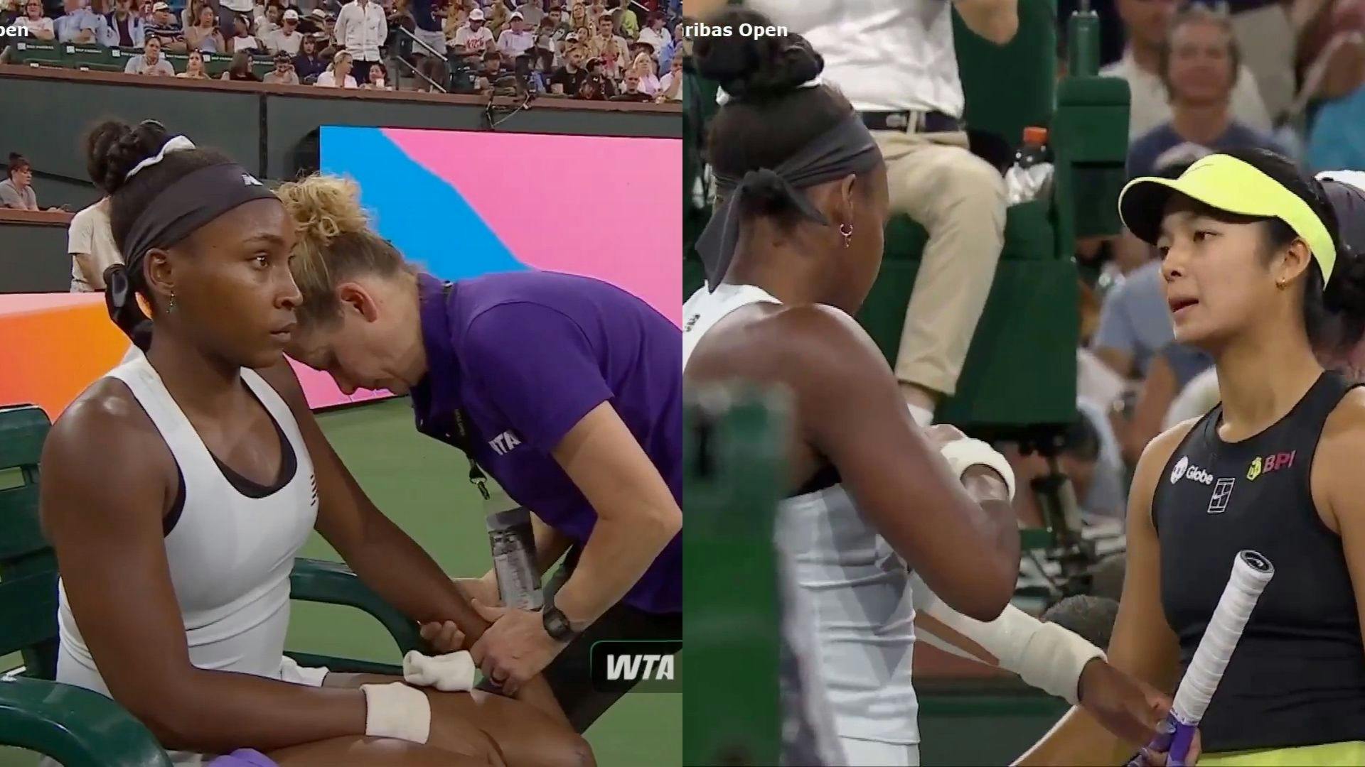 Coco Gauff to undergo MRI after 